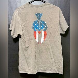 🏜️Kryptek Gray Ringspun Cotton Flag Logo T-shirt